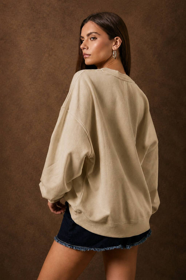 SWEATSHIRT WITH "RODEO" GRAPHICS ON FRONT