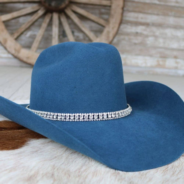 Rhinestone Bling Hat Band - The Monroe