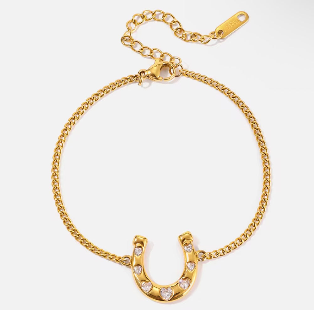 Horseshoe bracelet
