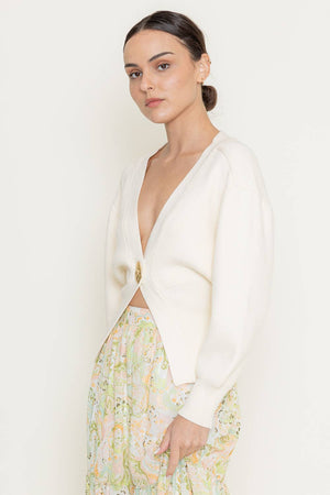 GOLD BUTTON CARDIGAN