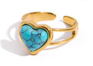 Gold heart