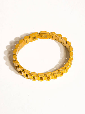Yannick 18K Gold Non-Tarnish Watchband Bracelet