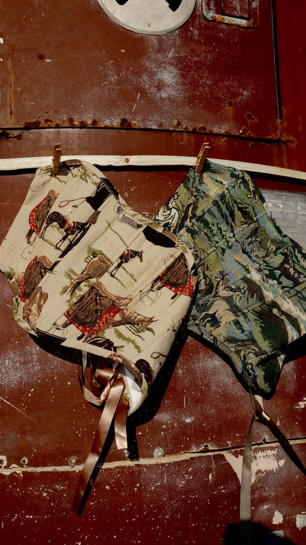 Ivory western corset