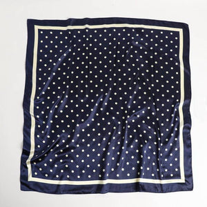 LARGE POLKA DOT PRINT BANDANA SCARF