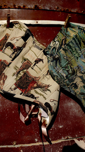 Embroidered Horse Corset