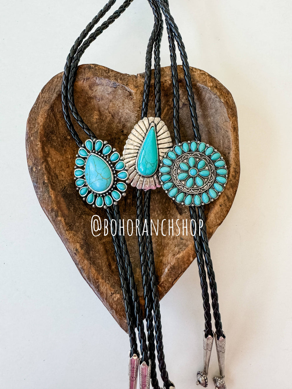 Western Bolo Long Pendant Necklace