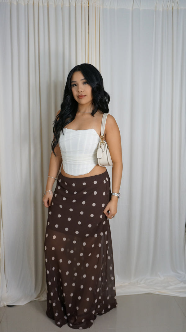 Polka dot coco skirt