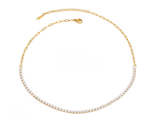 Rhinestone necklace