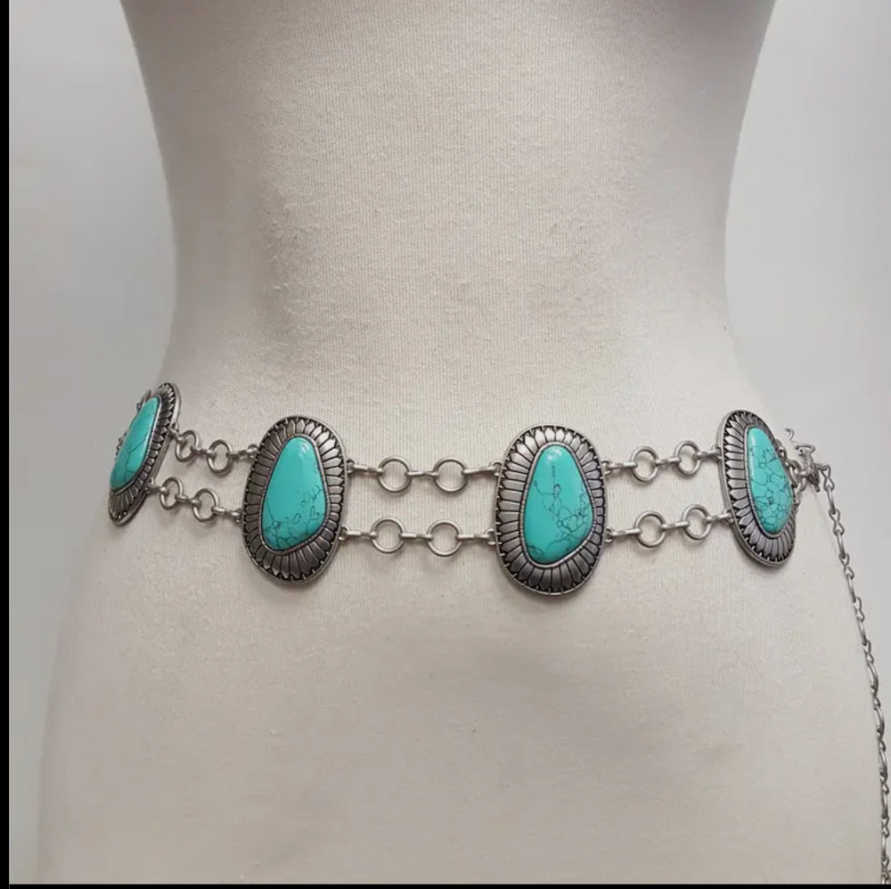 Double concho belt