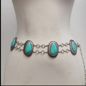 Double concho belt