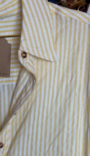 Butter striped button down