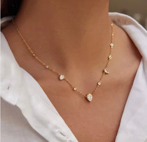 Pear shape necklace