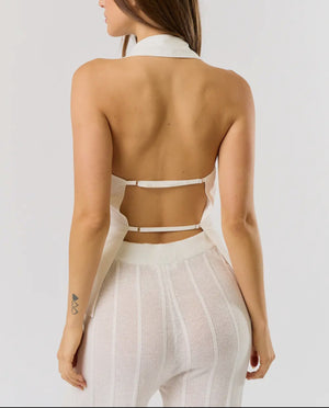Camila backless top