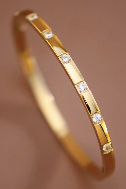 18k non tarnish bangle