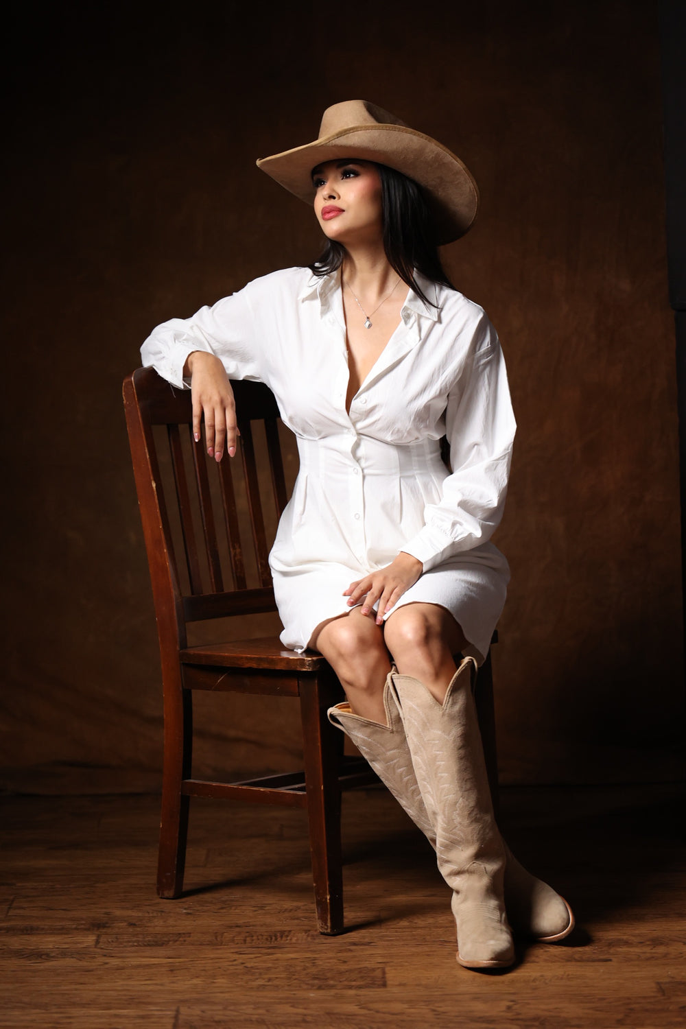 Paloma button down dress