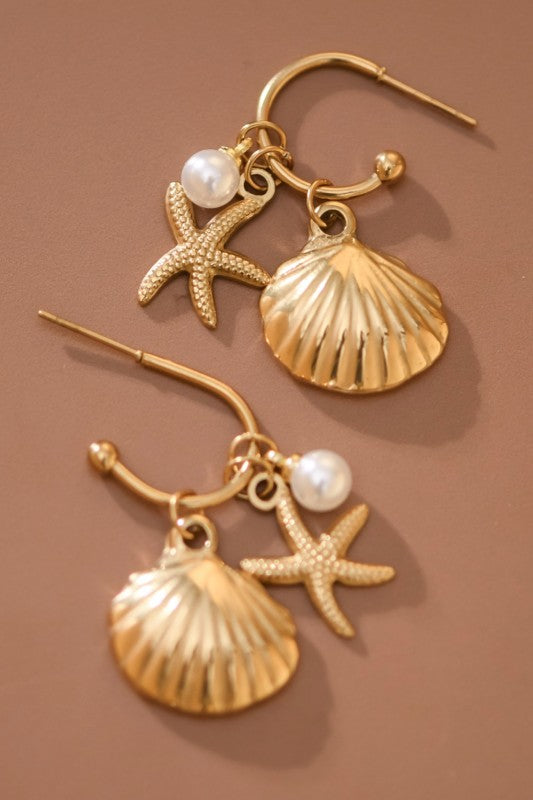 Beachy earrings
