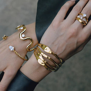 Rhinestone bangle