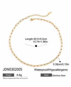 Chain link necklace