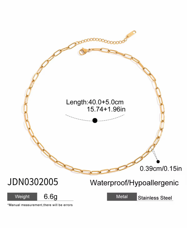 Chain link necklace