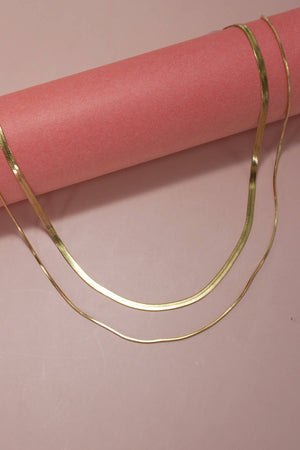 STAINLESS STEEL TARNISH FREE  MULTI LAYER NECKLACE
