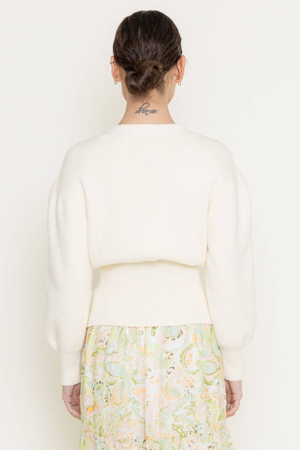 GOLD BUTTON CARDIGAN