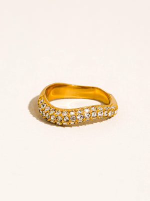 18K Gold Non-Tarnish Stackable Rings