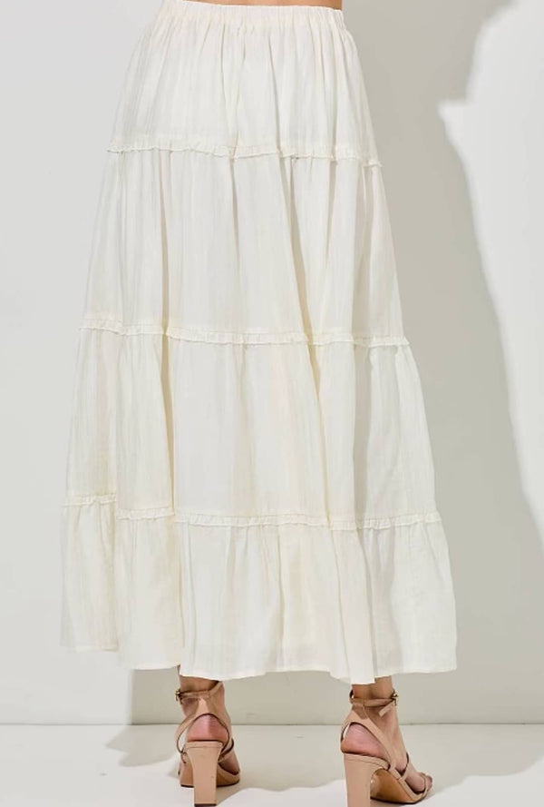 Ruffled Maxi Skirt